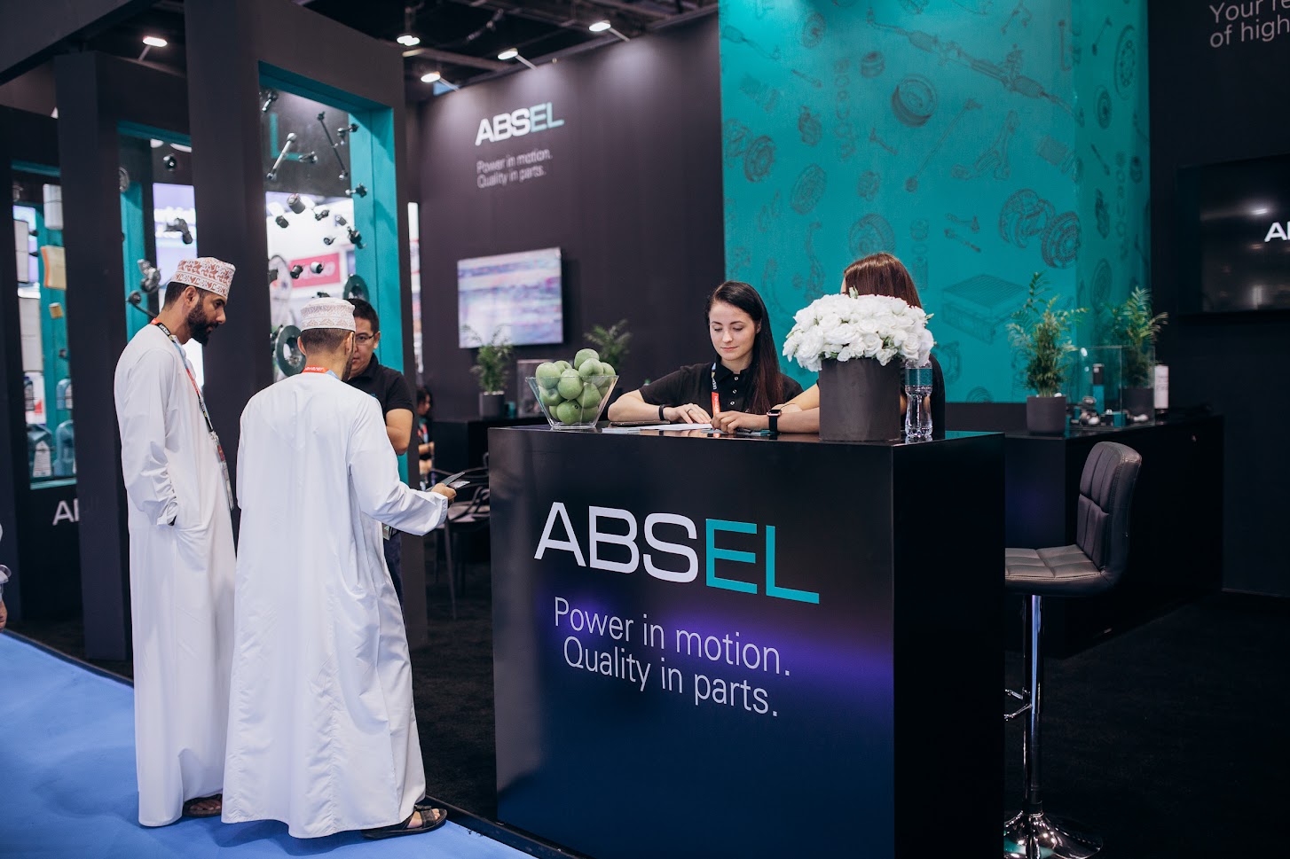 ABSEL auto parts were successfully presented at the exhibition in Dubai