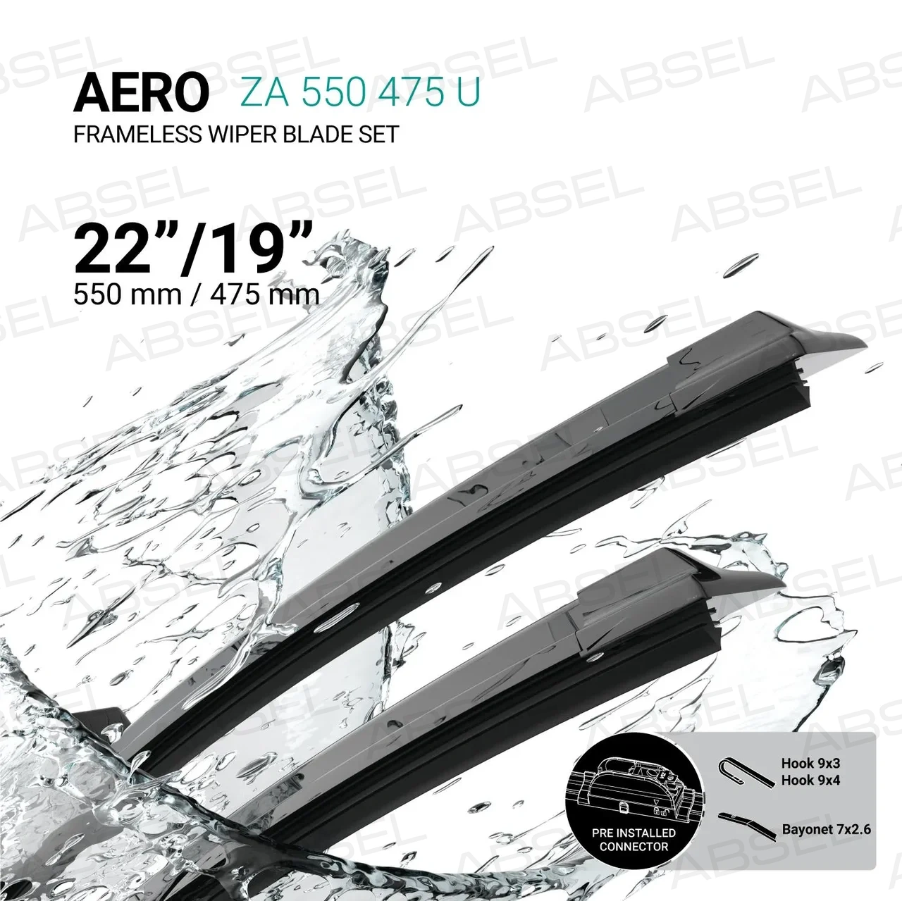 FRAMELESS WIPER BLADE, SET FRAMELESS WIPER BLADE, SET