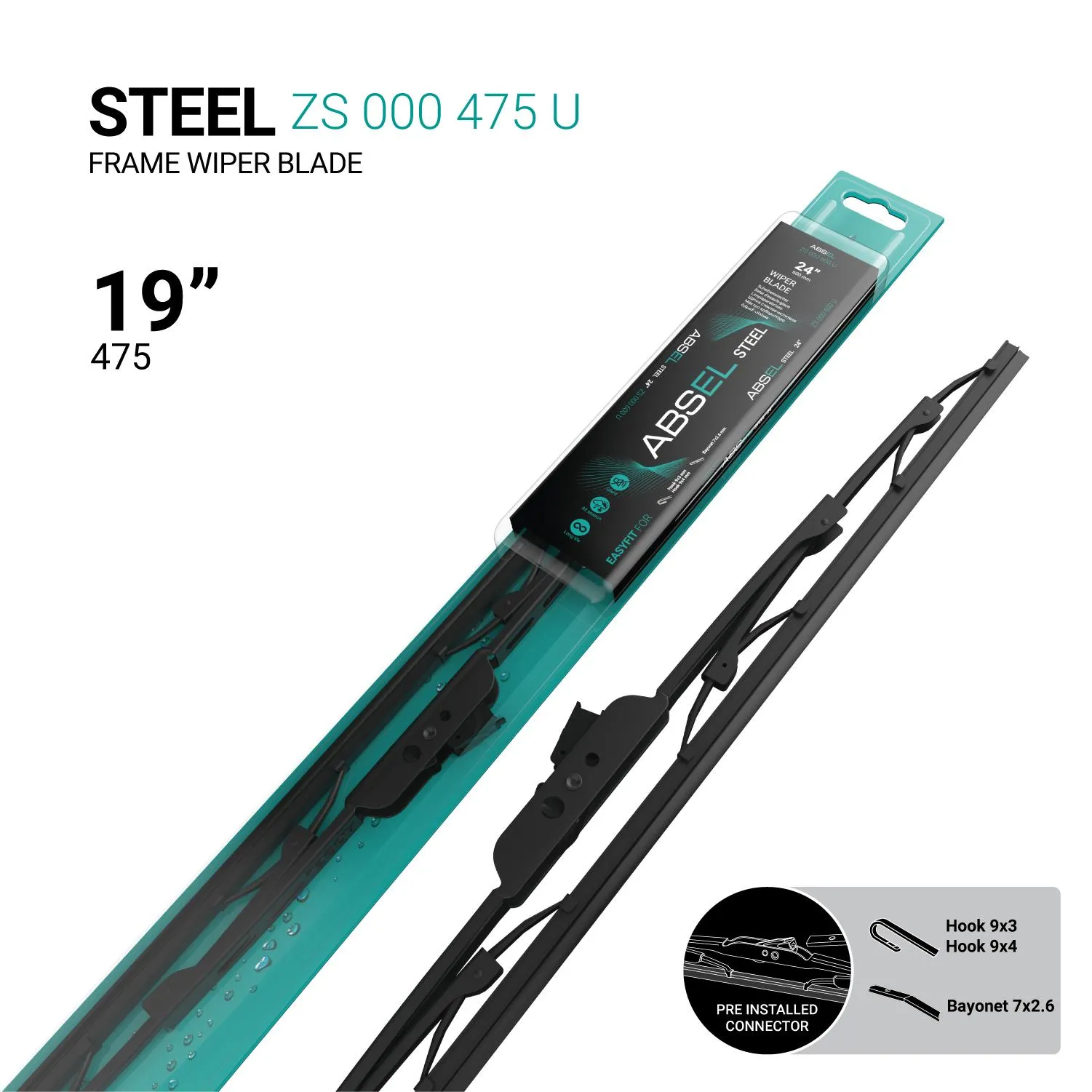 CONVENTIONAL METAL WIPER BLADE