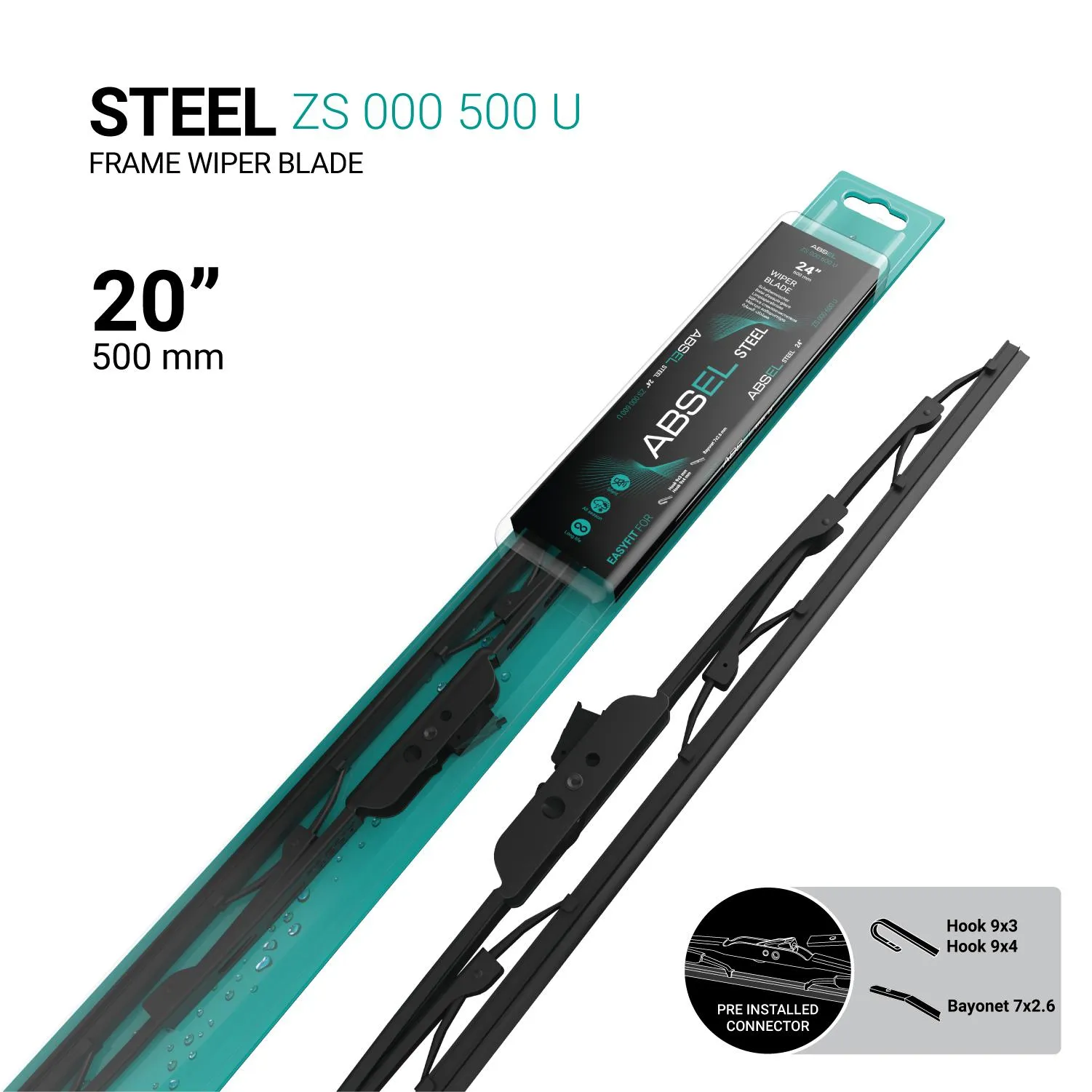 CONVENTIONAL METAL WIPER BLADE