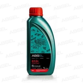 Антифриз ABSEL G12+ RED COOLANT OAT -40 1л/1.07кг